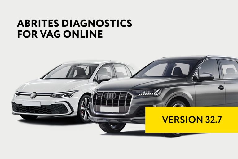 ABRITES DIAGNOSTICS FOR VAG ONLINE SOFTWARE VERSION 32.7