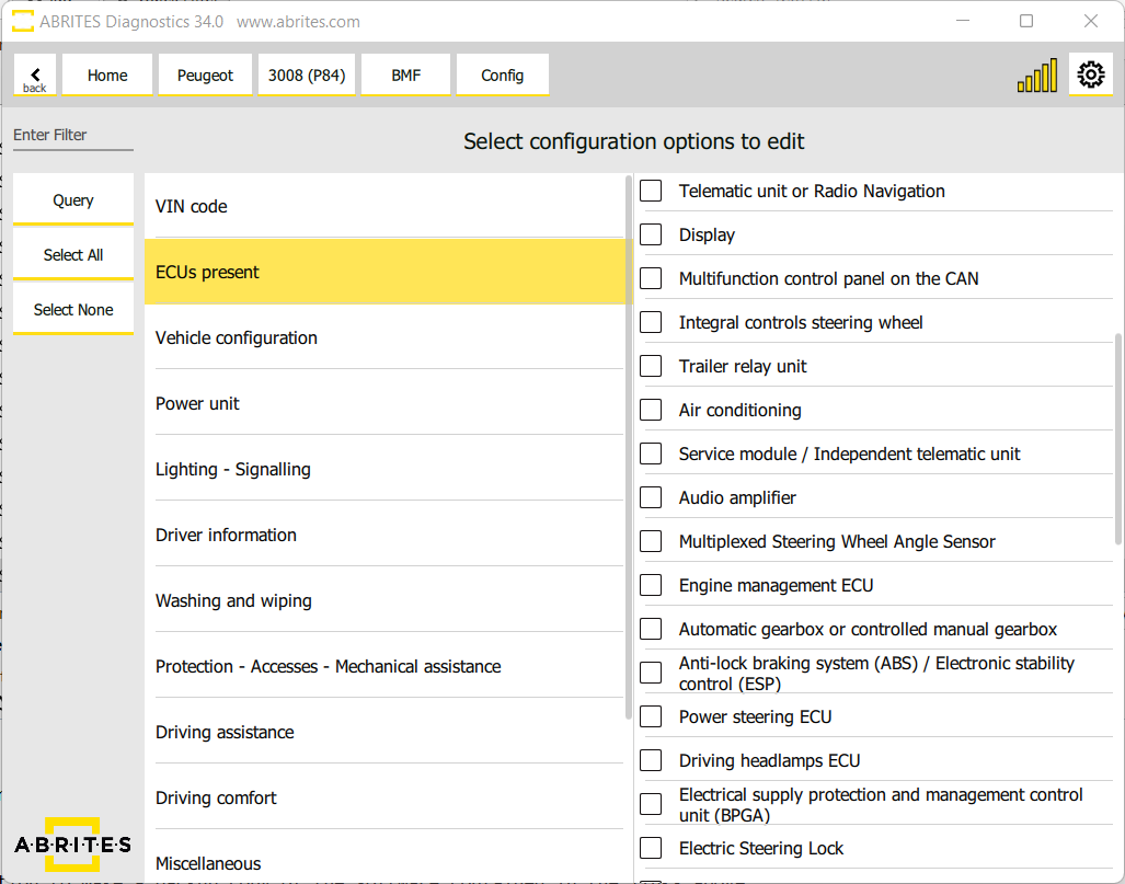 PSA ONLINE CODING (CONFIG) OPTIONS – A NEW OUTLOOK ON PEUGEOT/ CITROEN