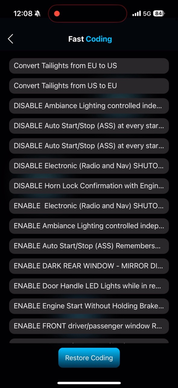 NEW FAST CODING OPTIONS FOR BMW NOW IN MODI – UNLIMITED USE WITH YOUR MODI APP!