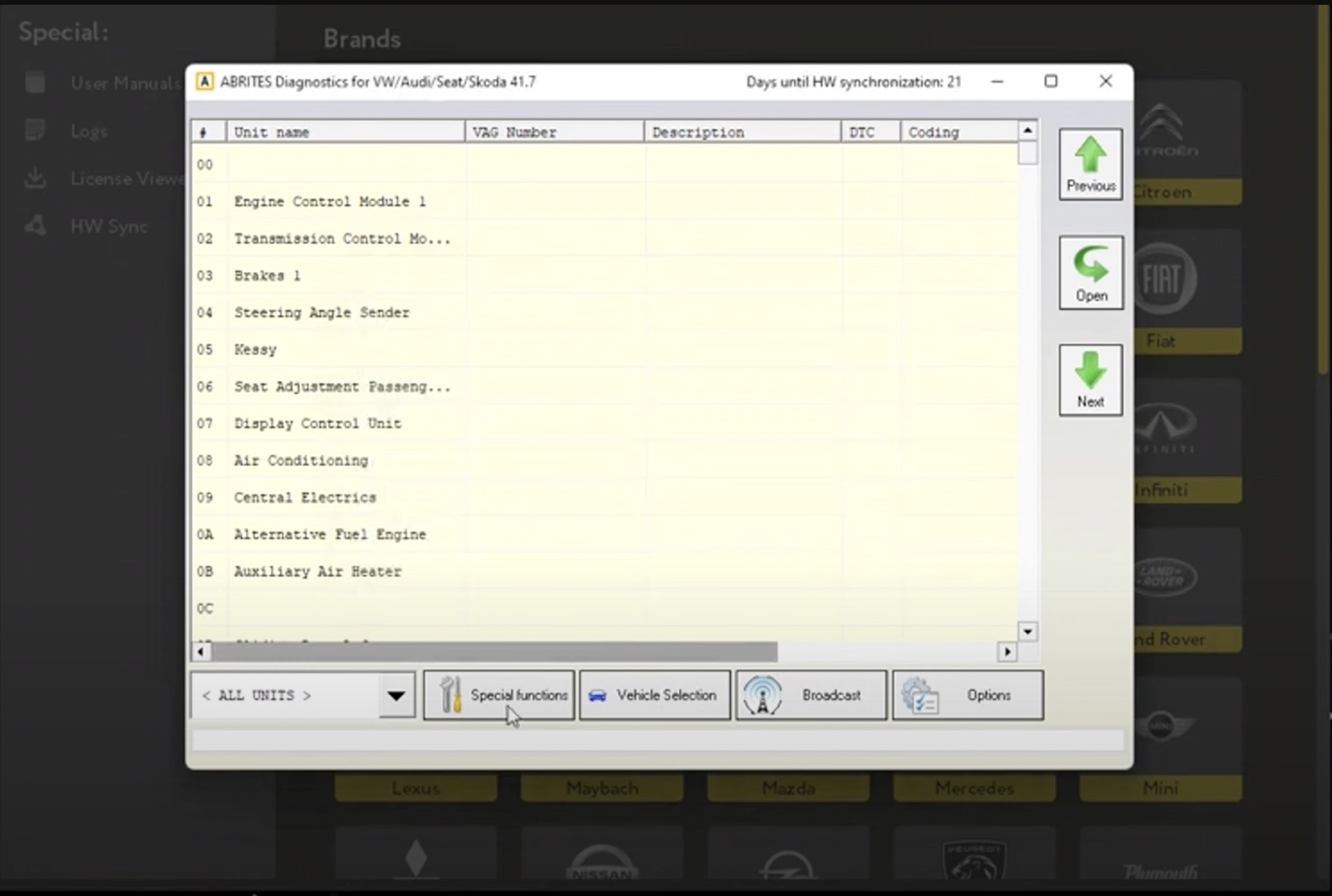 NEW FOR VAG VEHICLES: SOFT CLOSE AND GREEN MENU ACTIVATION