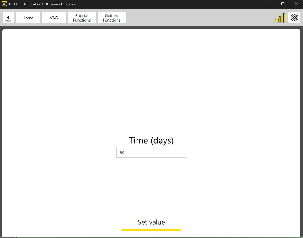SERVICE INTERVAL RESET FOR MLB AND MQB VAG VEHICLES