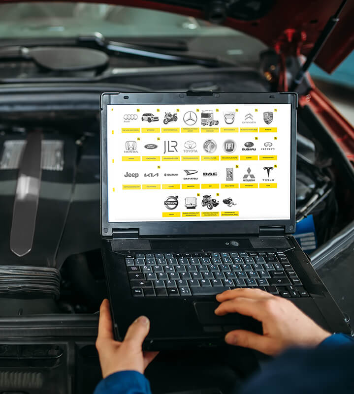 Laptop with software products