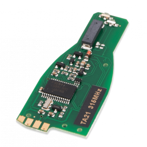 PCB for Mercedes IR key fob case with chrome. Frequency - 315 MHz