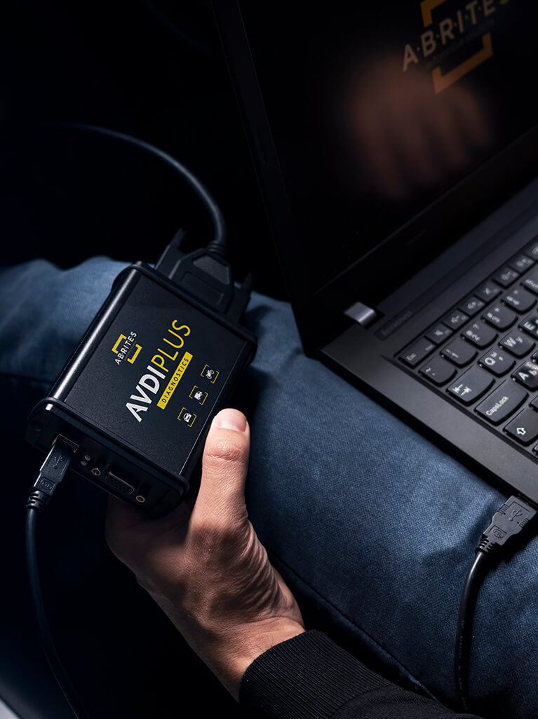 AVDI plus connected to laptop