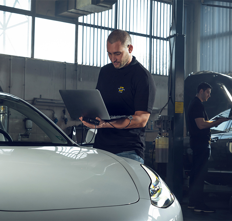 Specialist reading AVDI software