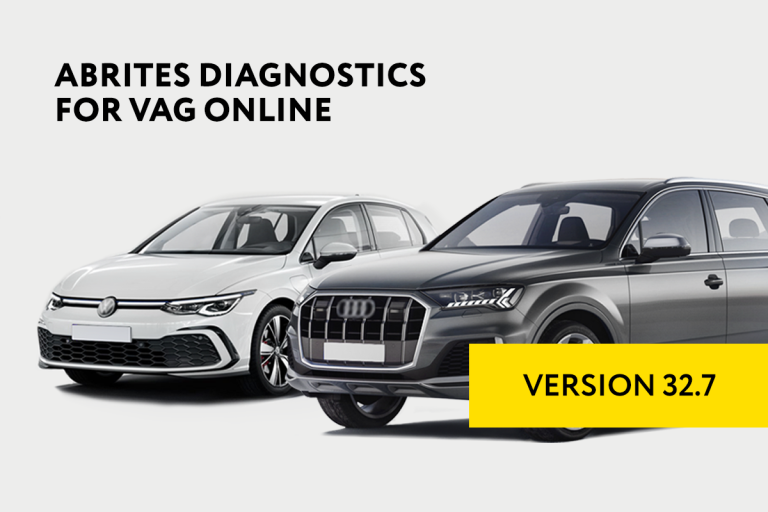 ABRITES DIAGNOSTICS FOR VAG ONLINE SOFTWARE VERSION 32.7