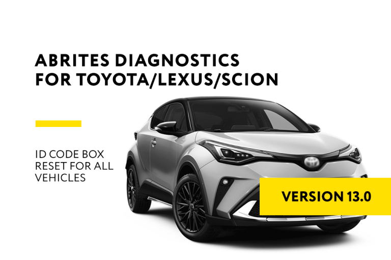 ABRITES DIAGNOSTICS FOR TOYOTA/LEXUS/SCION VERSION 13.0